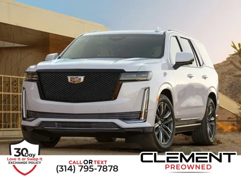 Silver 2023 Cadillac Escalade Premium Luxury for sale in St. Charles, MO