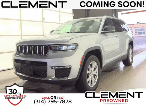 Silver 2021 Jeep Grand Cherokee L Limited for sale in St. Charles, MO