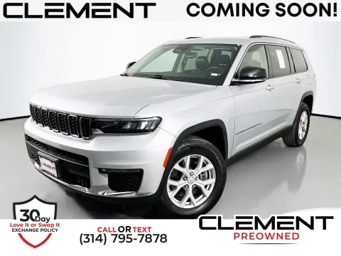 Silver 2021 Jeep Grand Cherokee L Limited for sale in St. Charles, MO