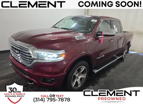 Red 2022 Ram 1500 Laramie Longhorn for sale in St. Charles, MO