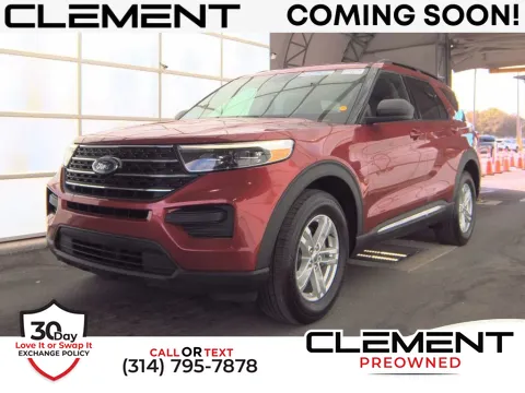 Red 2021 Ford Explorer XLT for sale in St. Charles, MO