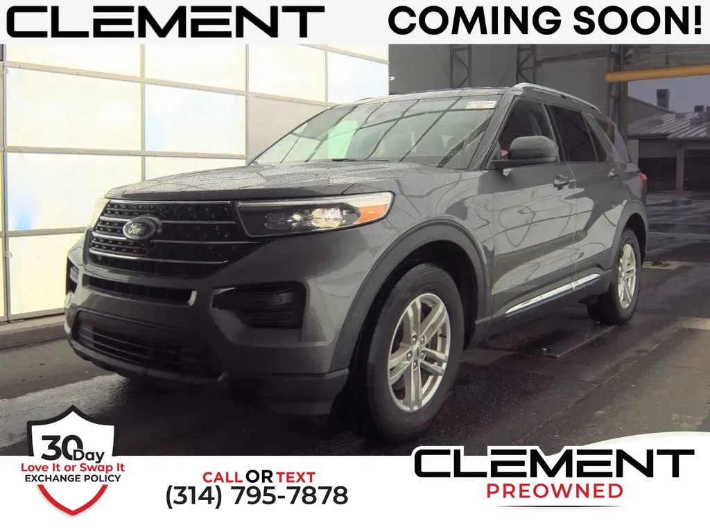 Gray 2022 Ford Explorer XLT for sale in St. Charles, MO