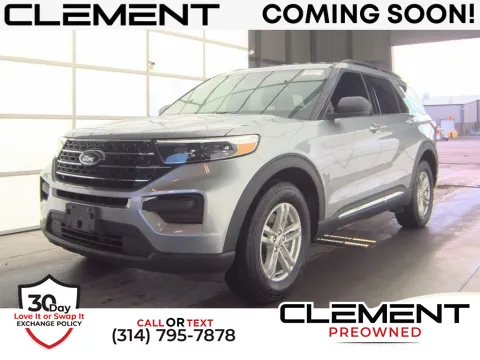 Silver 2022 Ford Explorer XLT for sale in St. Charles, MO