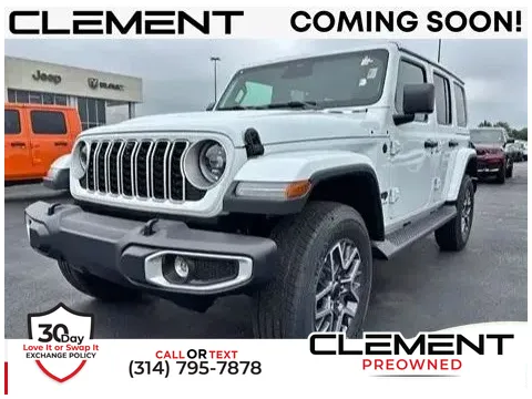 White 2025 Jeep Wrangler Sahara for sale in St. Charles, MO