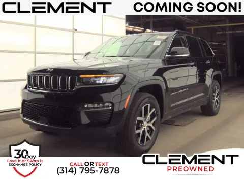 Black 2023 Jeep Grand Cherokee Limited for sale in St. Charles, MO