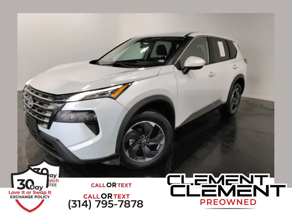 White 2024 Nissan Rogue SV for sale in St. Charles, MO