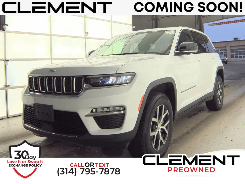 White 2023 Jeep Grand Cherokee Limited for sale in St. Charles, MO