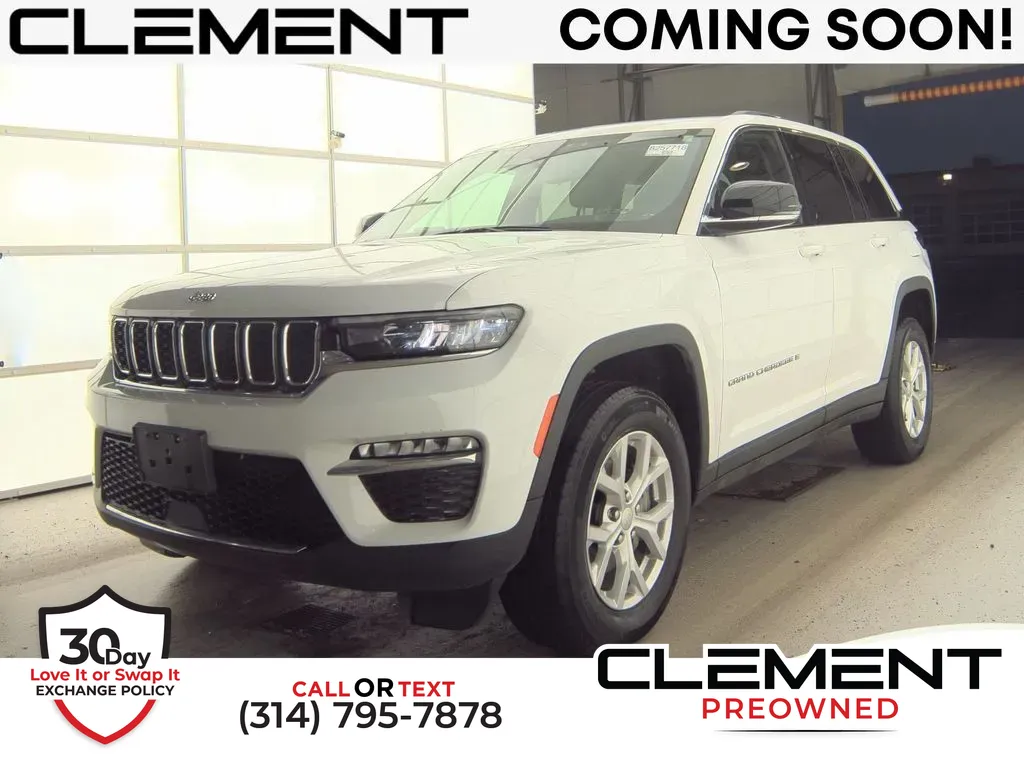 White 2023 Jeep Grand Cherokee Limited for sale in St. Charles, MO