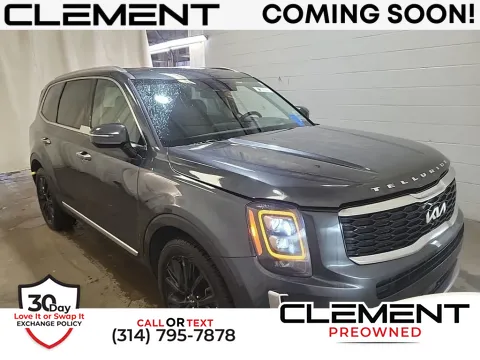 Gray 2022 Kia Telluride SX for sale in St. Charles, MO
