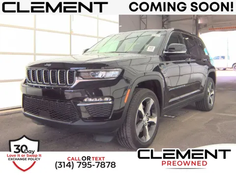 Black 2022 Jeep Grand Cherokee 4xe for sale in St. Charles, MO