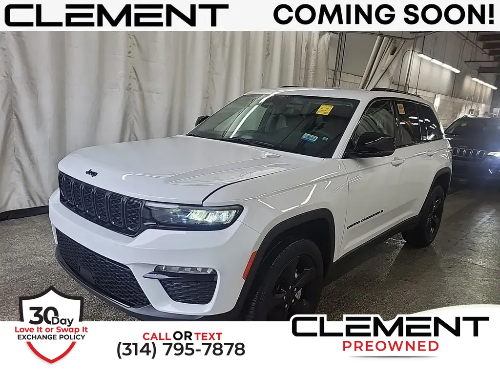 White 2023 Jeep Grand Cherokee Limited for sale in St. Charles, MO