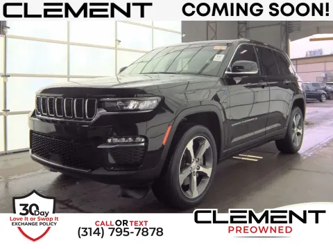 Black 2022 Jeep Grand Cherokee 4xe for sale in St. Charles, MO