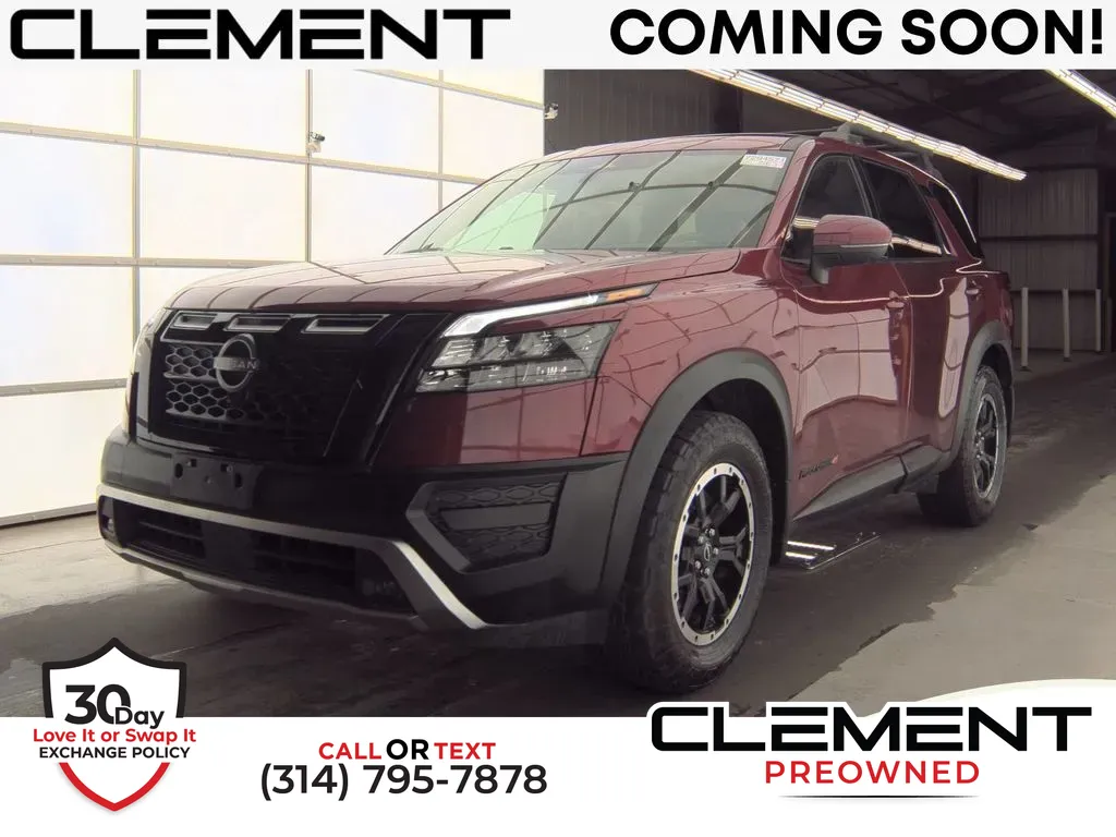 Red 2025 Nissan Pathfinder Rock Creek for sale in St. Charles, MO