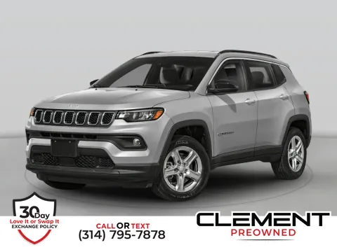 White 2023 Jeep Compass Limited for sale in St. Charles, MO
