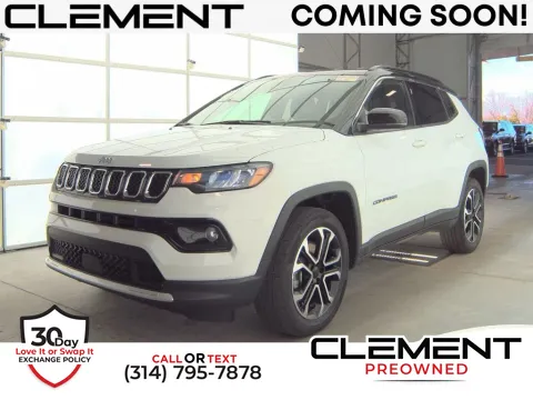 White 2023 Jeep Compass Limited for sale in St. Charles, MO