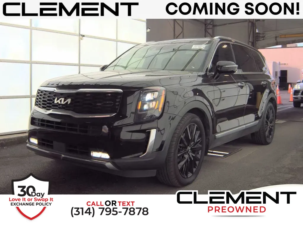 Black 2022 Kia Telluride SX for sale in St. Charles, MO