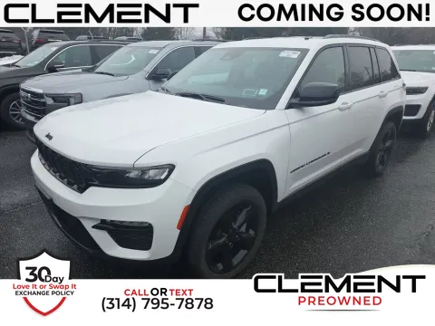 White 2023 Jeep Grand Cherokee Limited for sale in St. Charles, MO