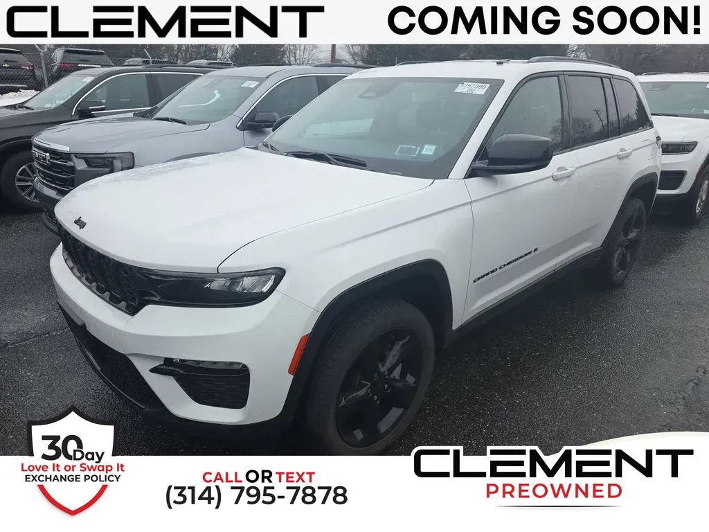 White 2023 Jeep Grand Cherokee Limited for sale in St. Charles, MO