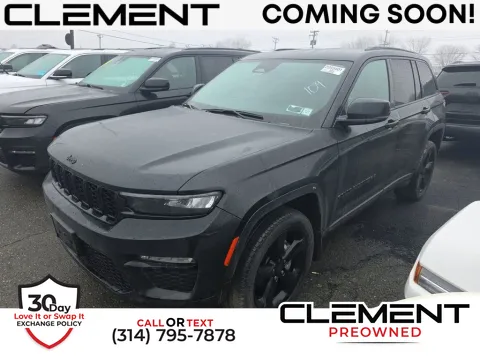 Black 2023 Jeep Grand Cherokee Limited for sale in St. Charles, MO