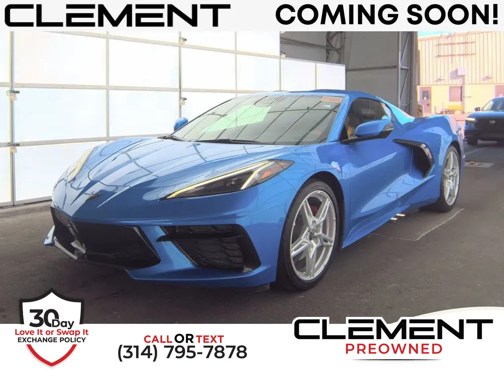 Blue 2024 Chevrolet Corvette Stingray for sale in St. Charles, MO
