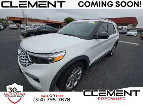 White 2020 Ford Explorer Platinum for sale in St. Charles, MO