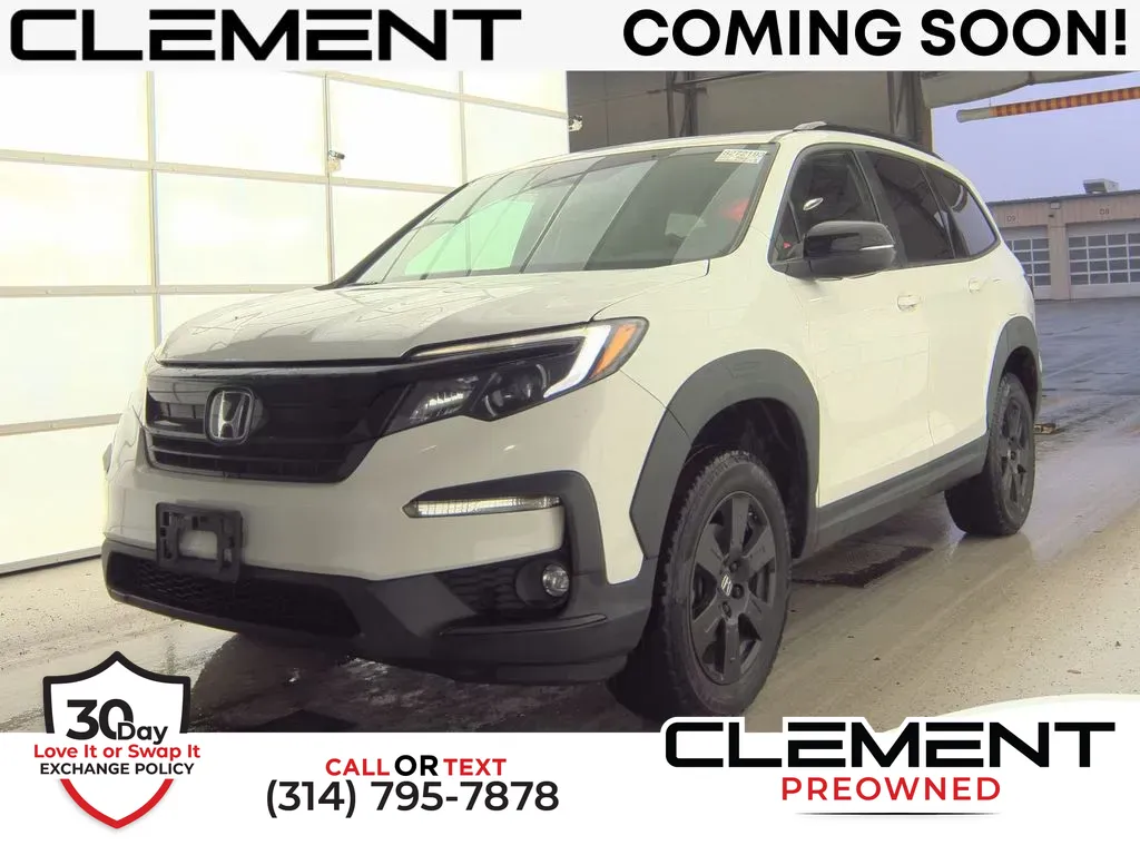 White 2022 Honda Pilot TrailSport for sale in St. Charles, MO