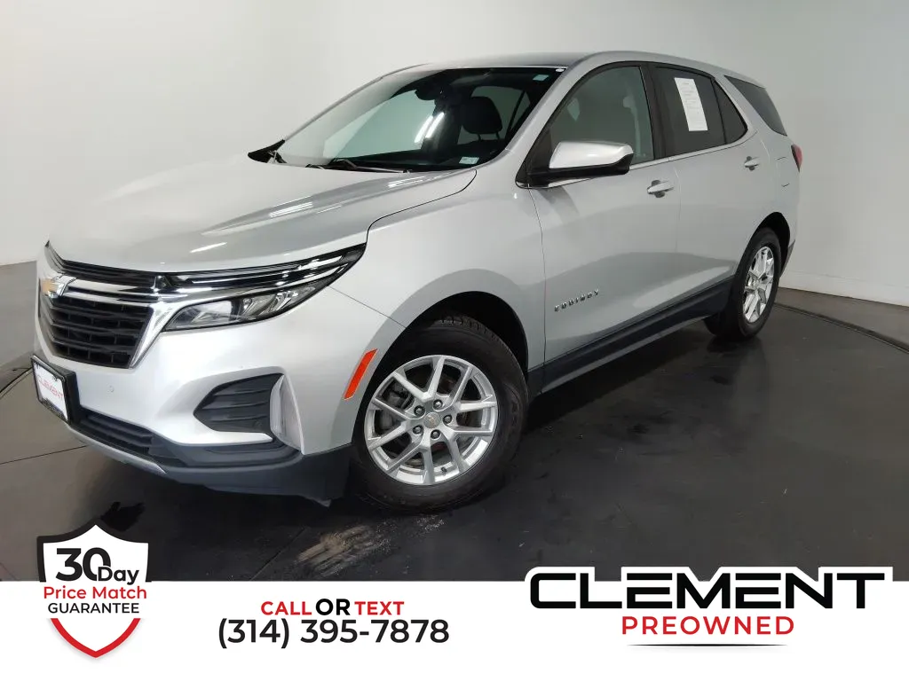 Silver 2022 Chevrolet Equinox LT for sale in St. Charles, MO