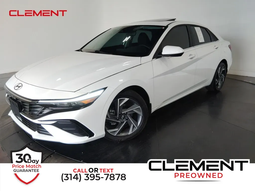 White 2024 Hyundai Elantra SEL for sale in St. Charles, MO