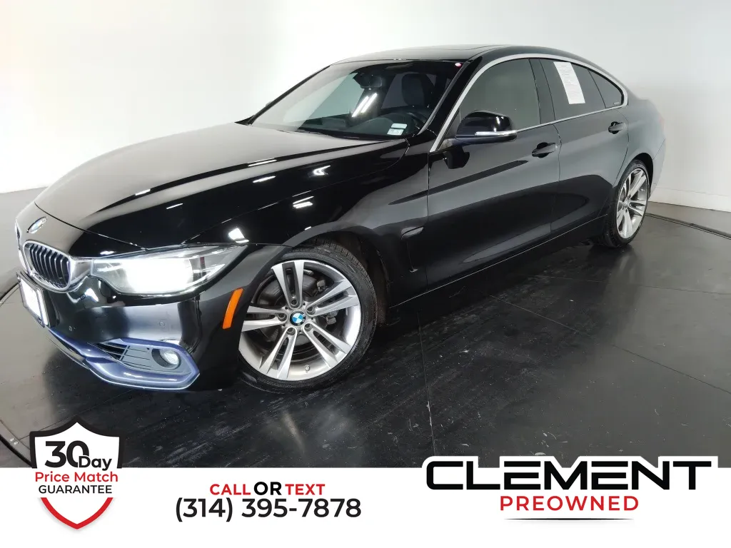 Black 2019 BMW 4 Series 430i Gran Coupe for sale in St. Charles, MO