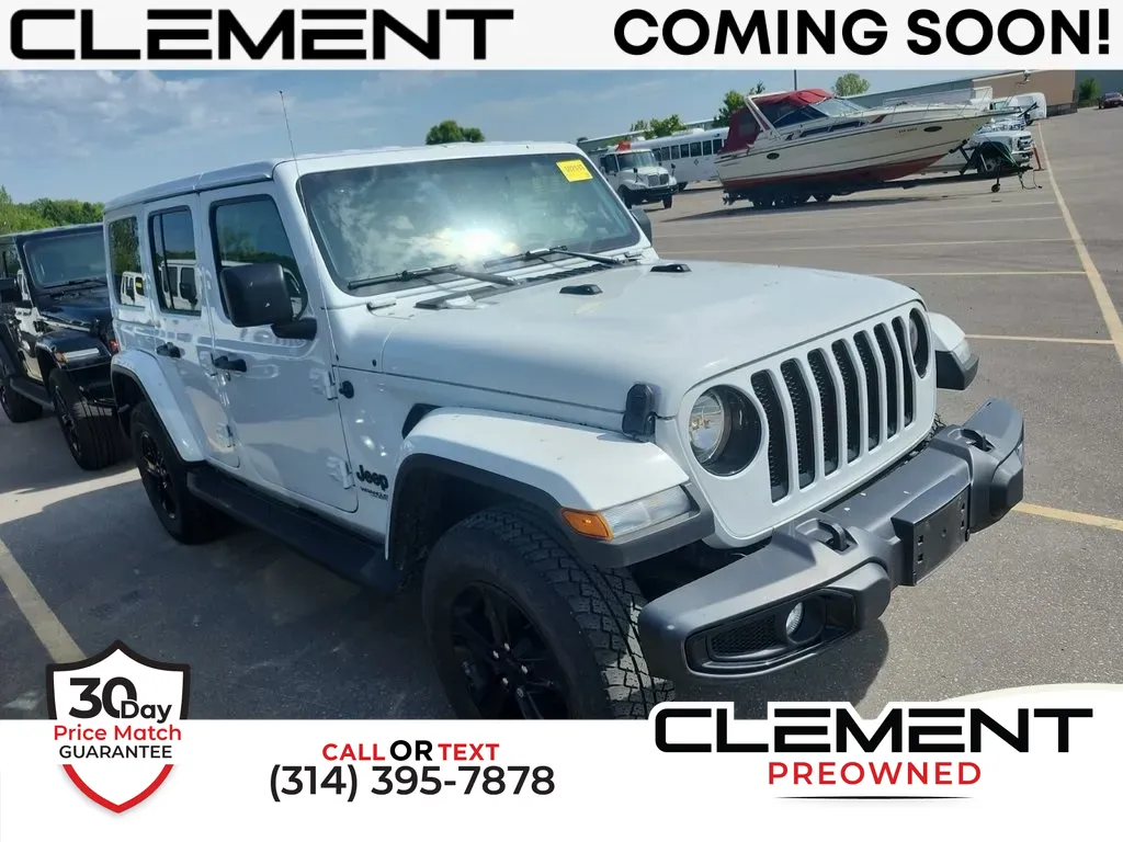 White 2022 Jeep Wrangler Unlimited Sahara Altitude for sale in St. Charles, MO