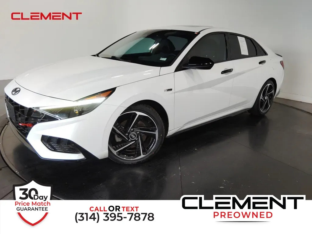 White 2023 Hyundai Elantra N Line for sale in St. Charles, MO