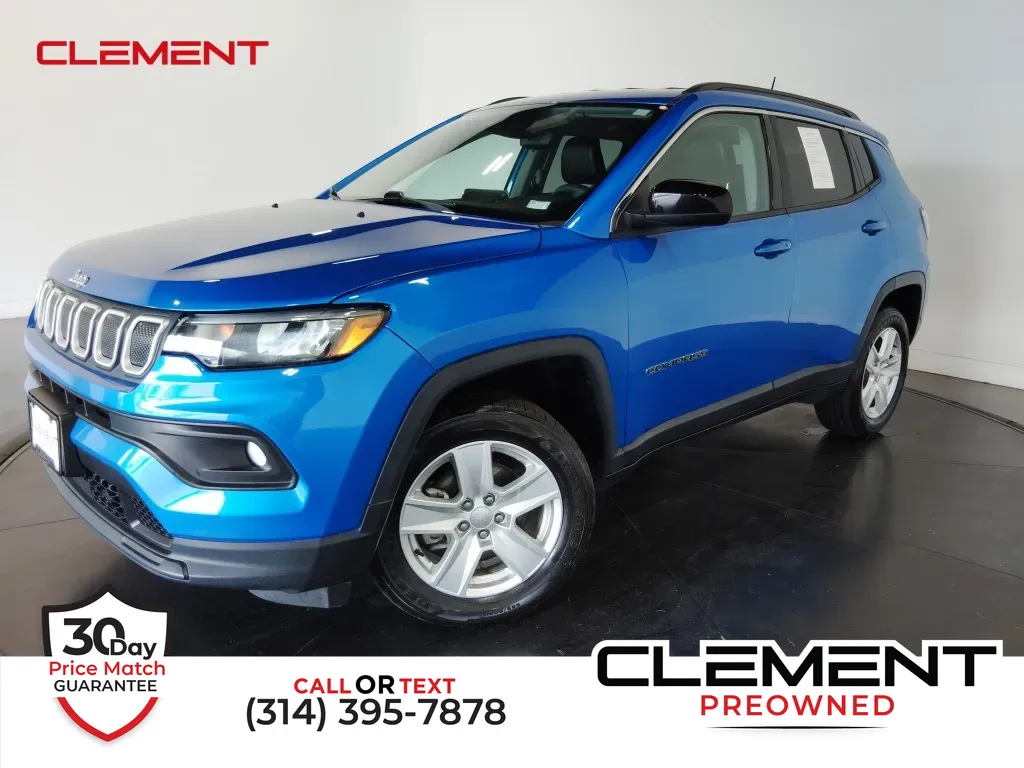 Blue 2022 Jeep Compass Latitude for sale in St. Charles, MO