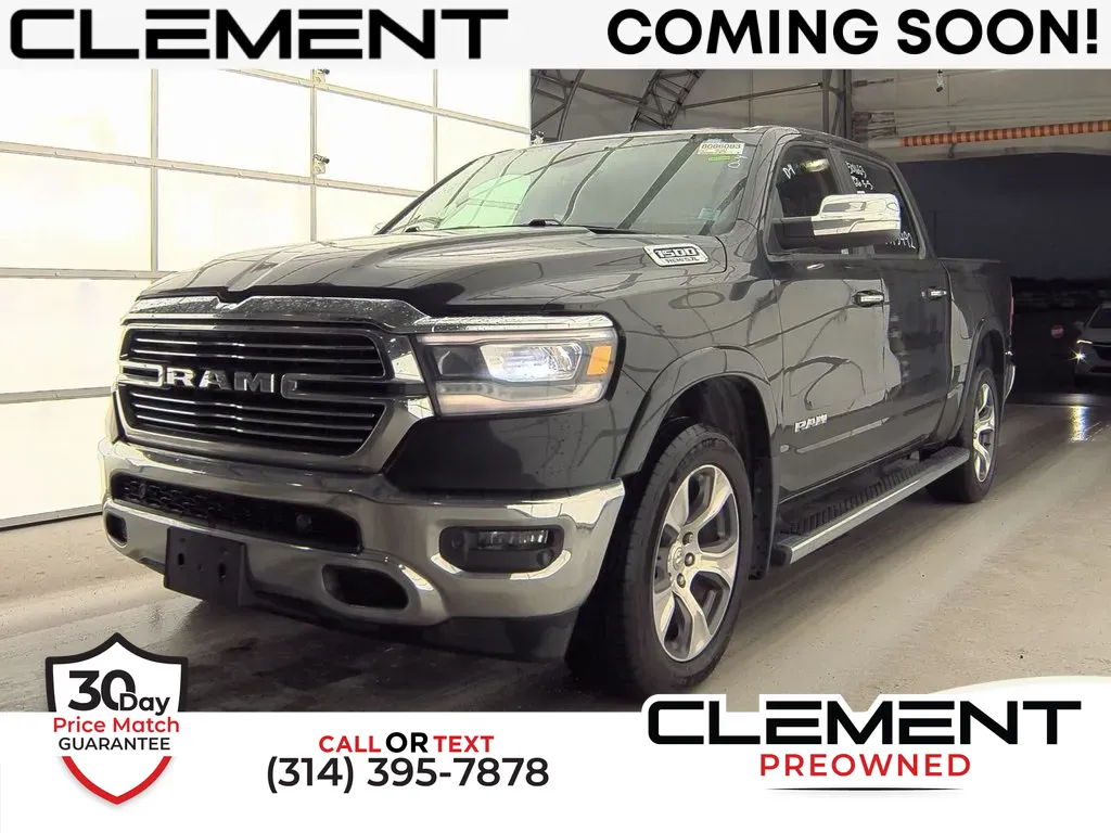 Black 2019 Ram 1500 Laramie for sale in St. Charles, MO