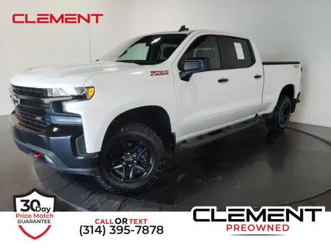 White 2021 Chevrolet Silverado 1500 LT Trail Boss for sale in St. Charles, MO