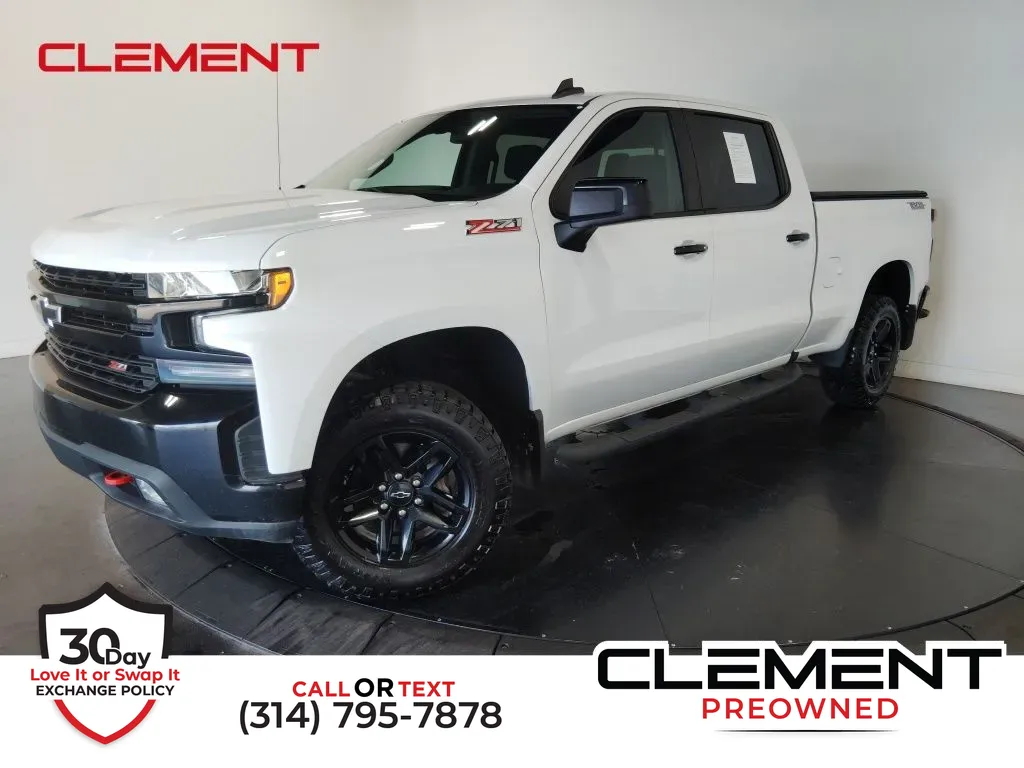White 2021 Chevrolet Silverado 1500 LT Trail Boss for sale in St. Charles, MO