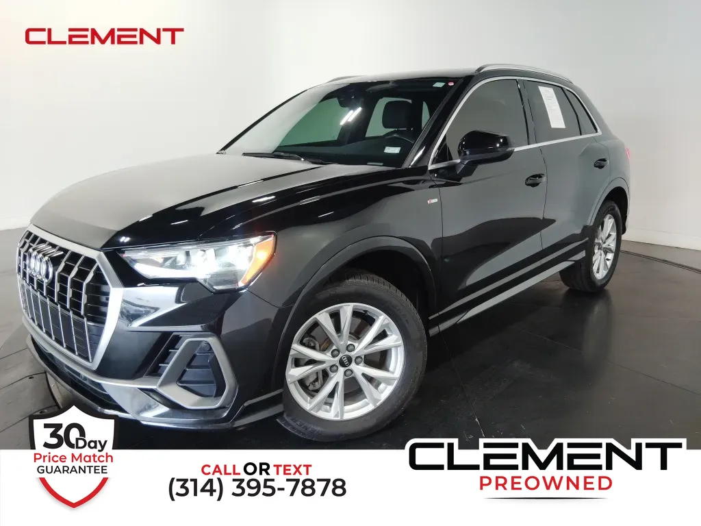 Black 2021 Audi Q3 Premium for sale in St. Charles, MO