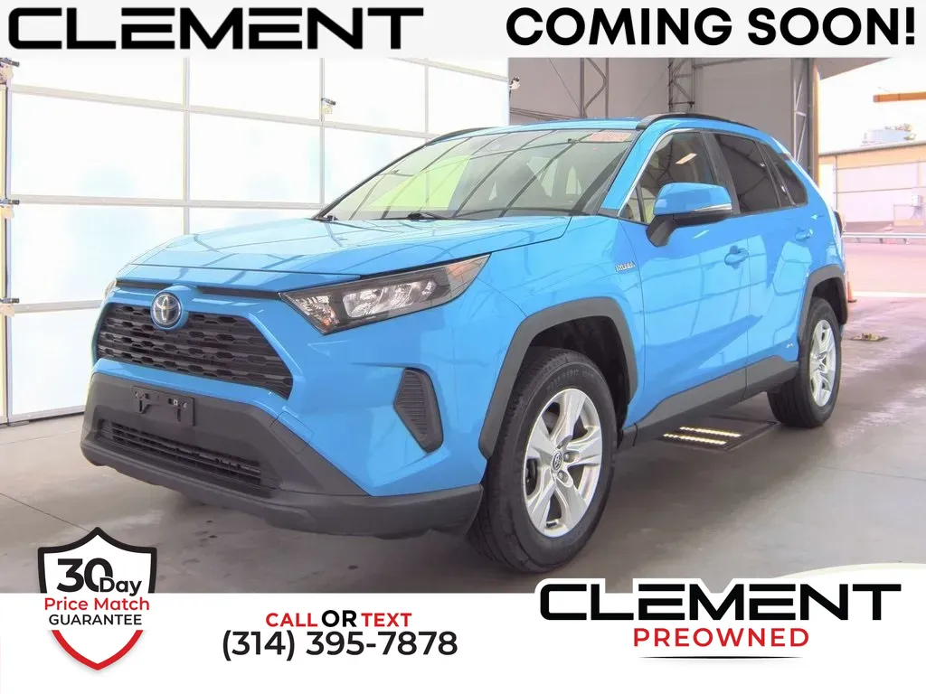 Blue 2020 Toyota RAV4 Hybrid LE for sale in St. Charles, MO