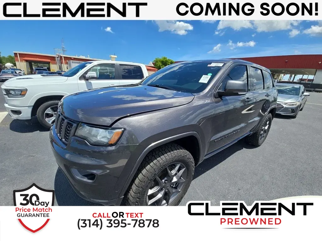 Gray 2021 Jeep Grand Cherokee 80th Anniversary Edition for sale in St. Charles, MO