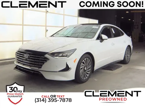 White 2023 Hyundai Sonata Hybrid Limited for sale in St. Charles, MO