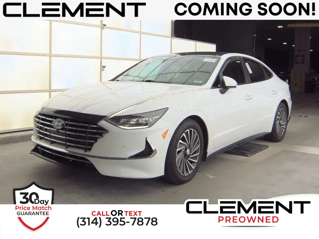White 2023 Hyundai Sonata Hybrid Limited for sale in St. Charles, MO
