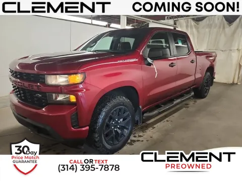 Red 2021 Chevrolet Silverado 1500 Custom for sale in St. Charles, MO
