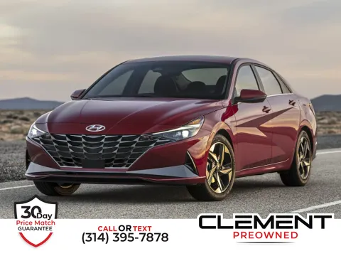 Red 2021 Hyundai Elantra SEL for sale in St. Charles, MO