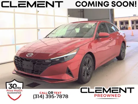 Red 2021 Hyundai Elantra SEL for sale in St. Charles, MO