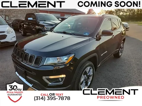 Black 2018 Jeep Compass Limited for sale in St. Charles, MO