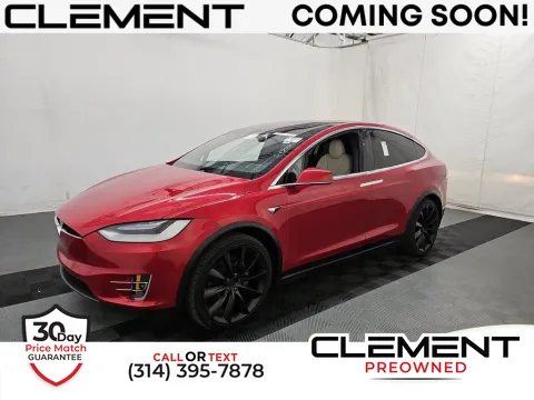 Red 2020 Tesla Model X Long Range for sale in St. Charles, MO