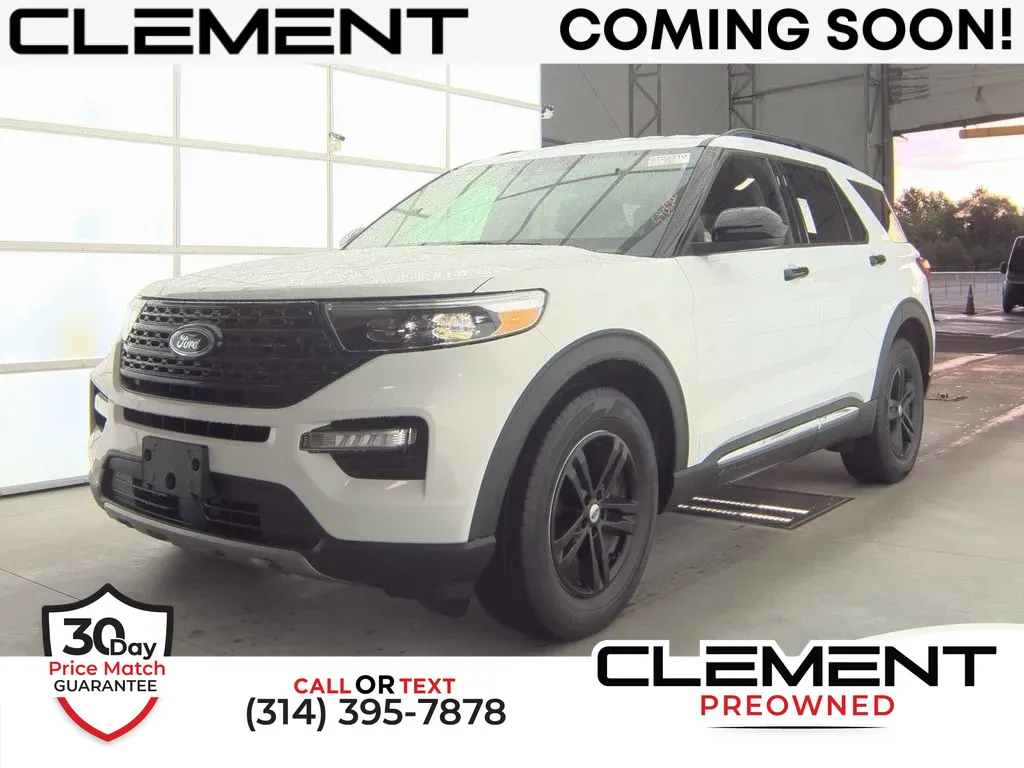 White 2021 Ford Explorer XLT for sale in St. Charles, MO