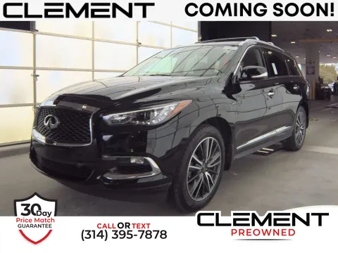 Black 2020 INFINITI QX60 LUXE for sale in St. Charles, MO