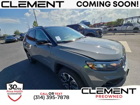 Gray 2022 Jeep Compass Limited for sale in St. Charles, MO