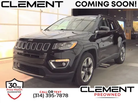 Black 2019 Jeep Compass Limited for sale in St. Charles, MO