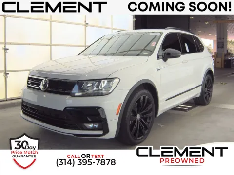White 2021 Volkswagen Tiguan 2.0T SE R-Line Black for sale in St. Charles, MO